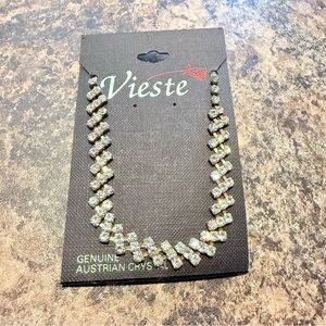 NWT Vieste Austrian Crystal Necklace